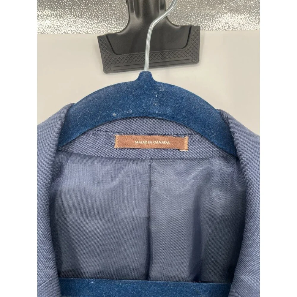 Peter Millar Blazer Men's 44R Single‎ Breasted Navy Blue 100% Wool Sport Coat